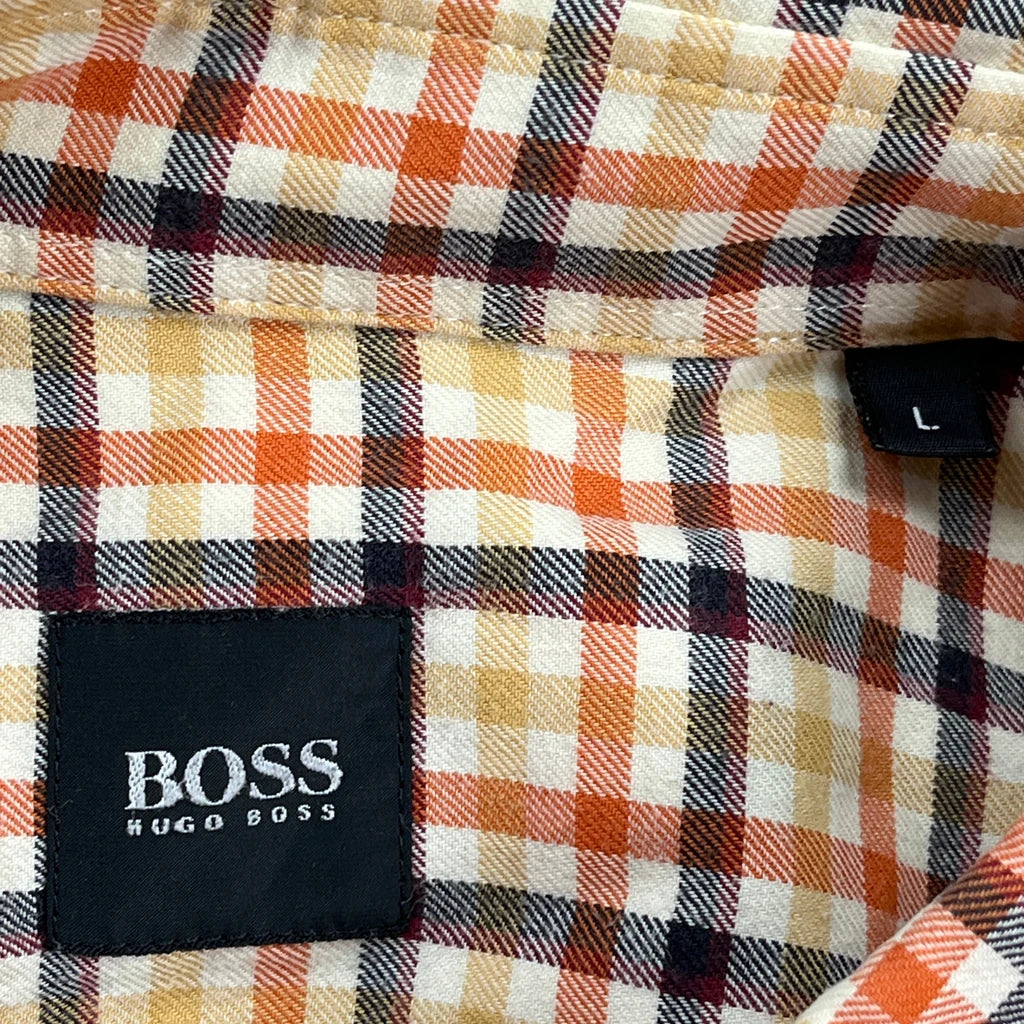 Boss Checked Shirt - Large Multicoloured Cotton - Image 3