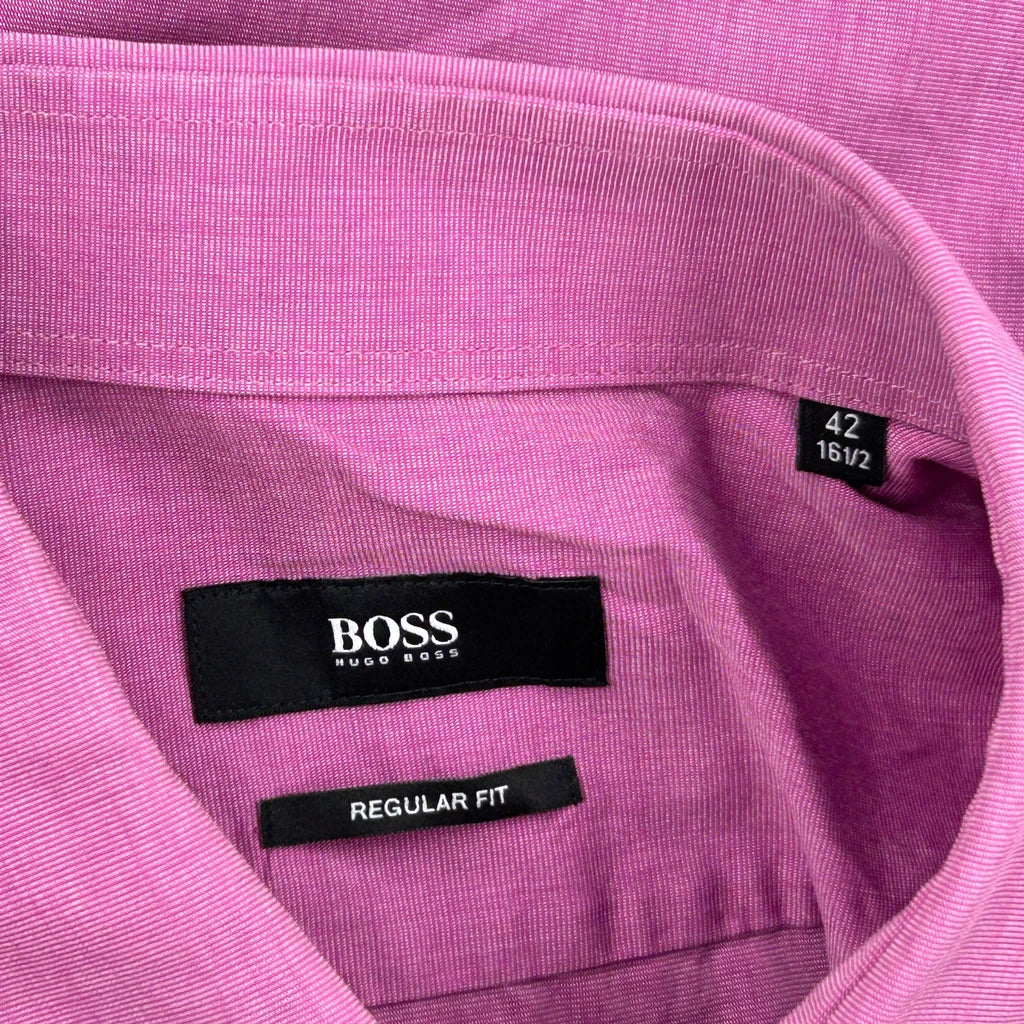 Boss Shirt - Large Purple Cotton - Image 3