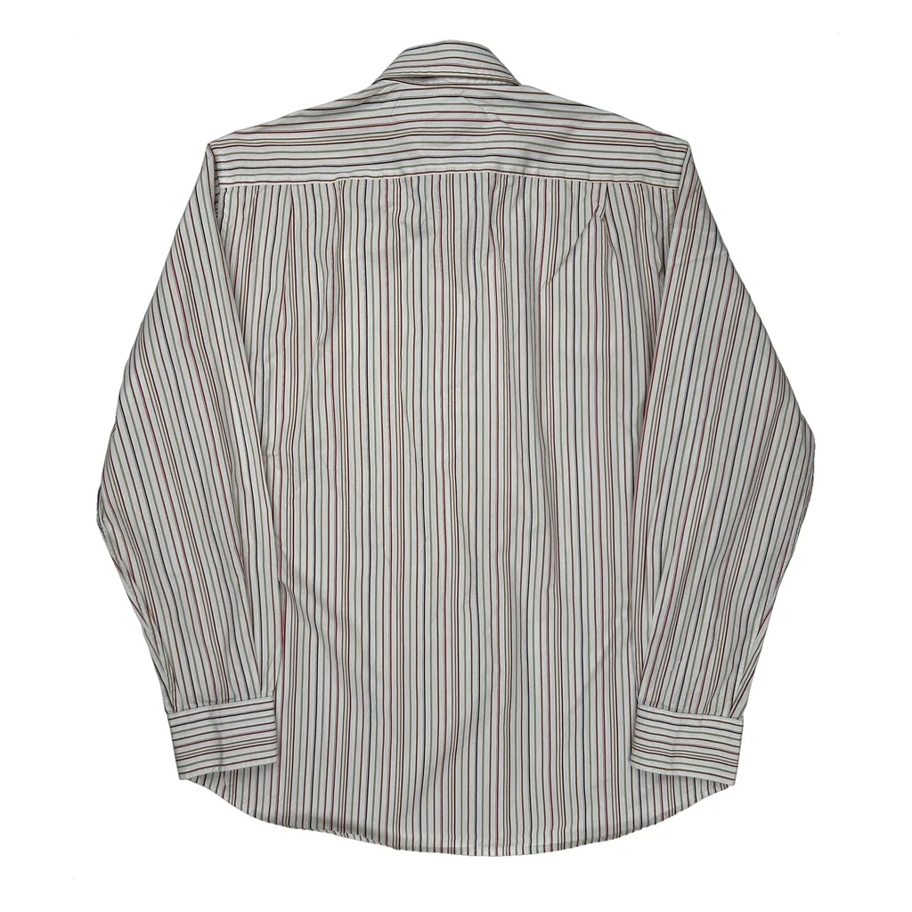 Boss Striped Shirt - Medium White Cotton - Image 2
