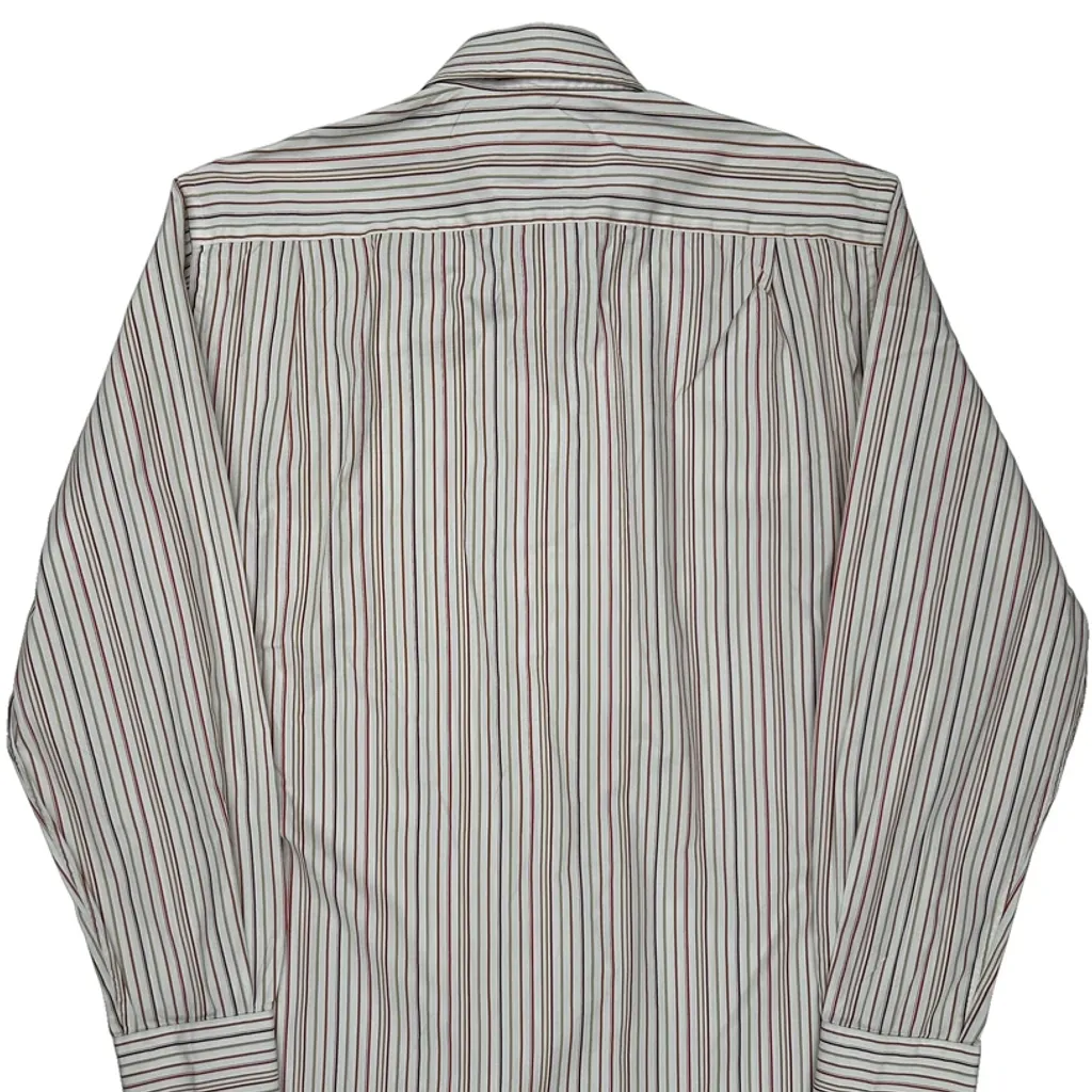 Boss Striped Shirt - Medium White Cotton - Image 6