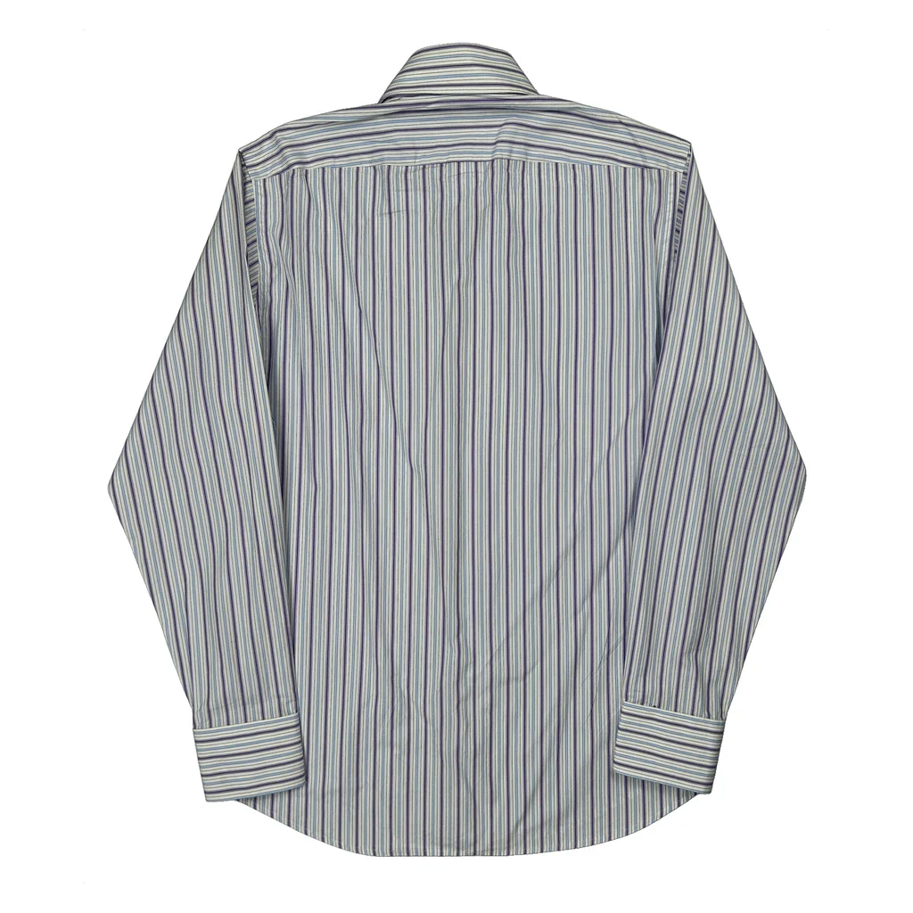 Boss Striped Shirt - Medium White Cotton - Image 2