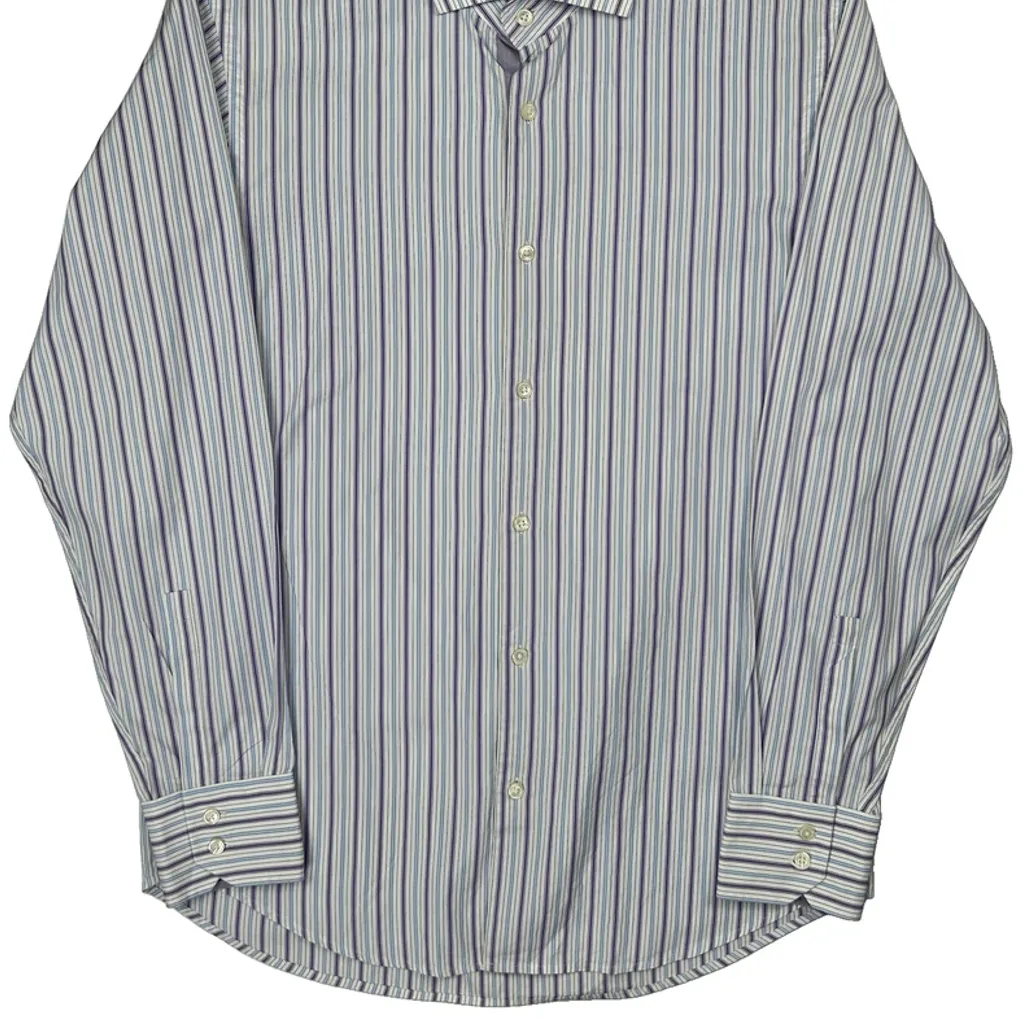 Boss Striped Shirt - Medium White Cotton - Image 5