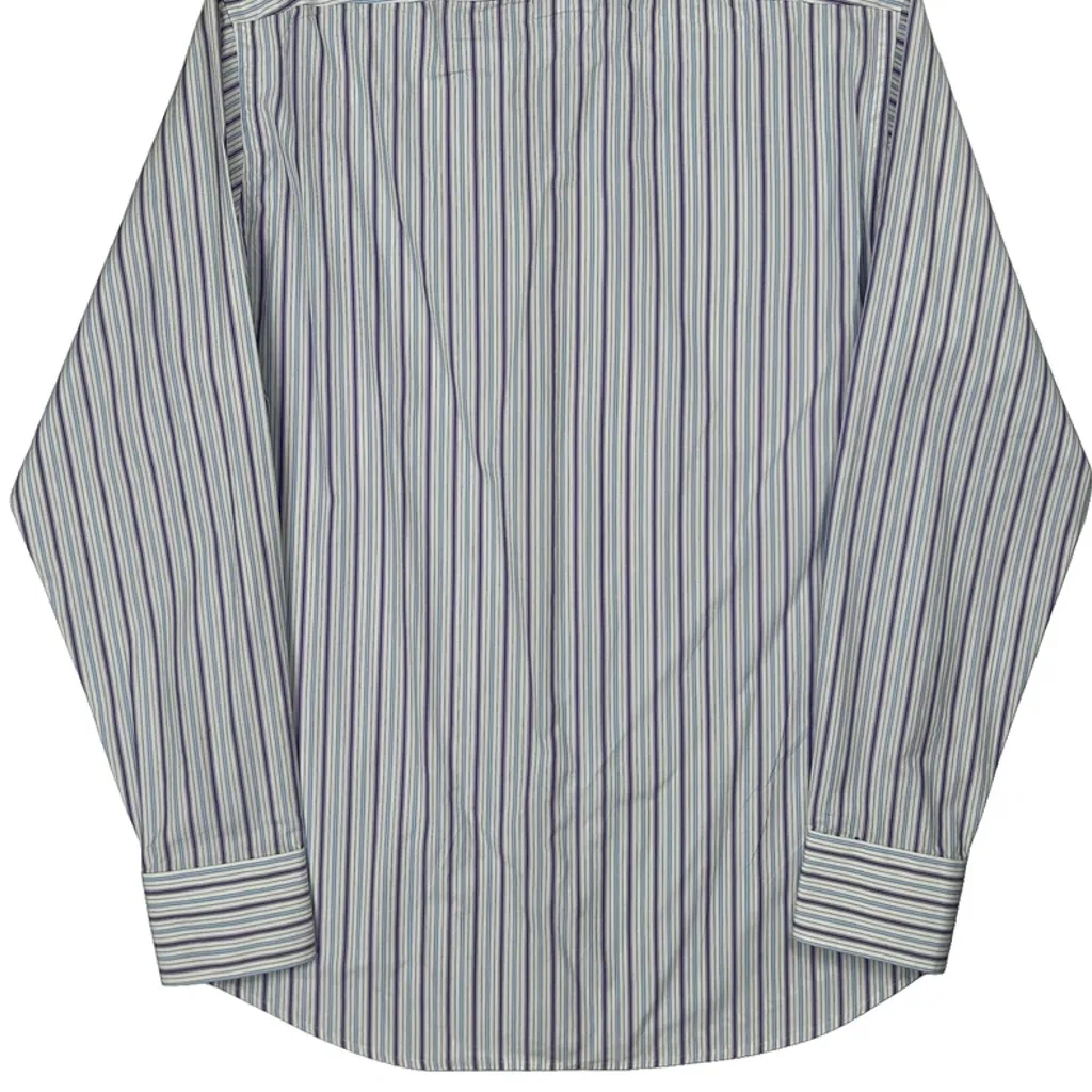 Boss Striped Shirt - Medium White Cotton - Image 6