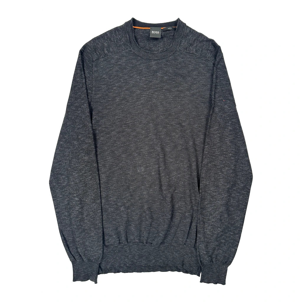 Boss Slim Fit Sweatshirt - XL Gray Cotton Blend