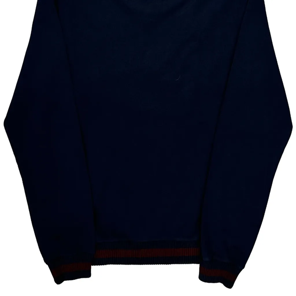Boss Slim Fit Sweatshirt - Large Navy Cotton - Image 8