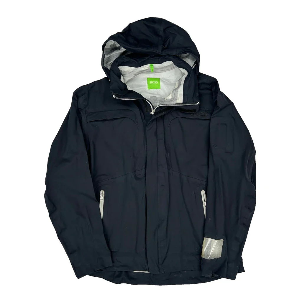 Boss Waterproof Jacket - Medium Black Polyester