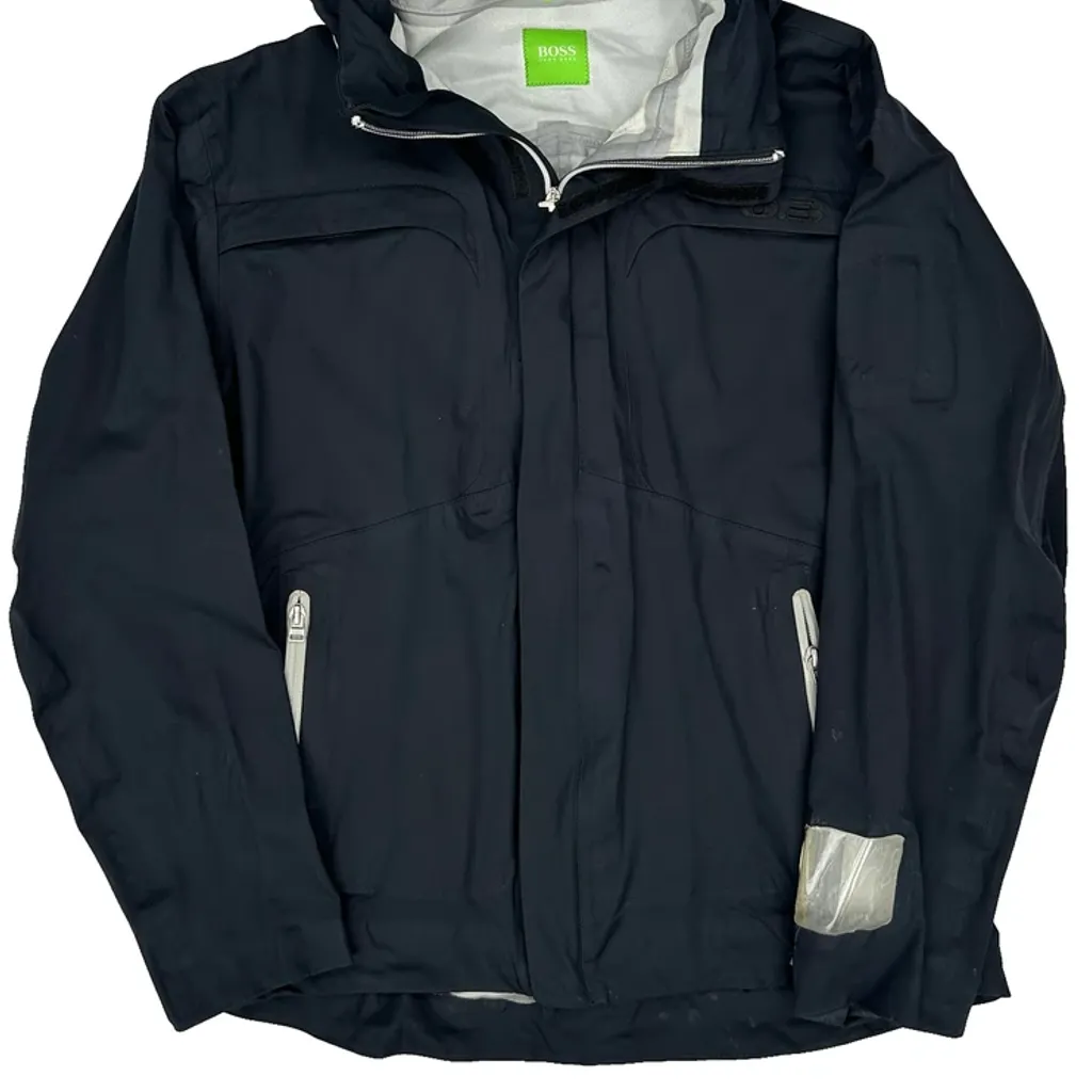 Boss Waterproof Jacket - Medium Black Polyester - Image 6