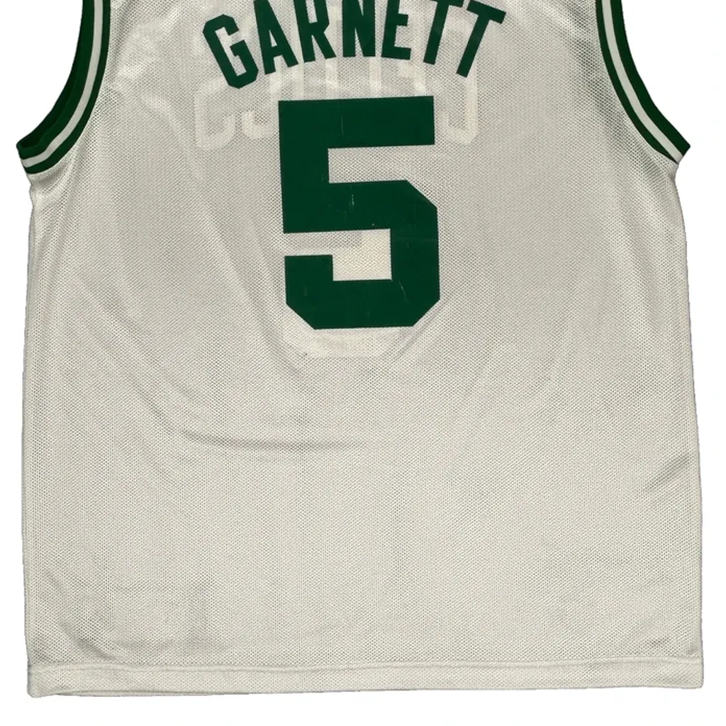 Boston Celtics Adidas Nba Jersey - Large White Polyester - Image 7