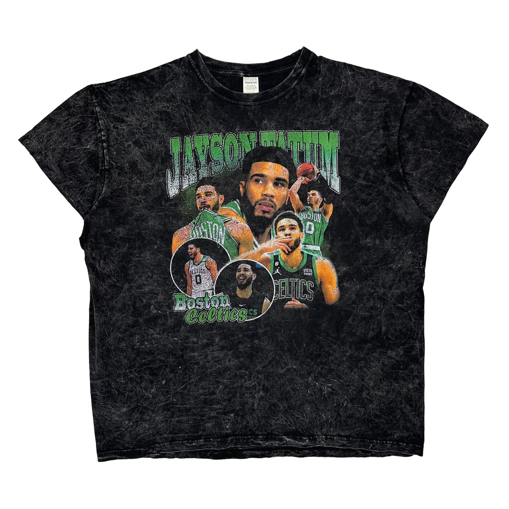 Boston Celtics Gildan Graphic T-Shirt - 2XL Black Cotton