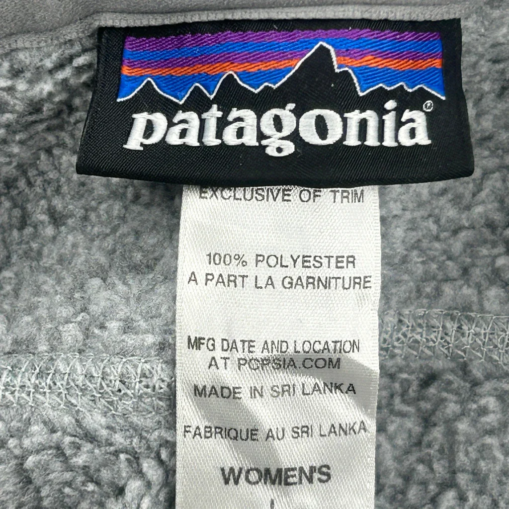 Boston Children'S Hospital Patagonia Fleece Vest - Large Gray Polyester - Image 3