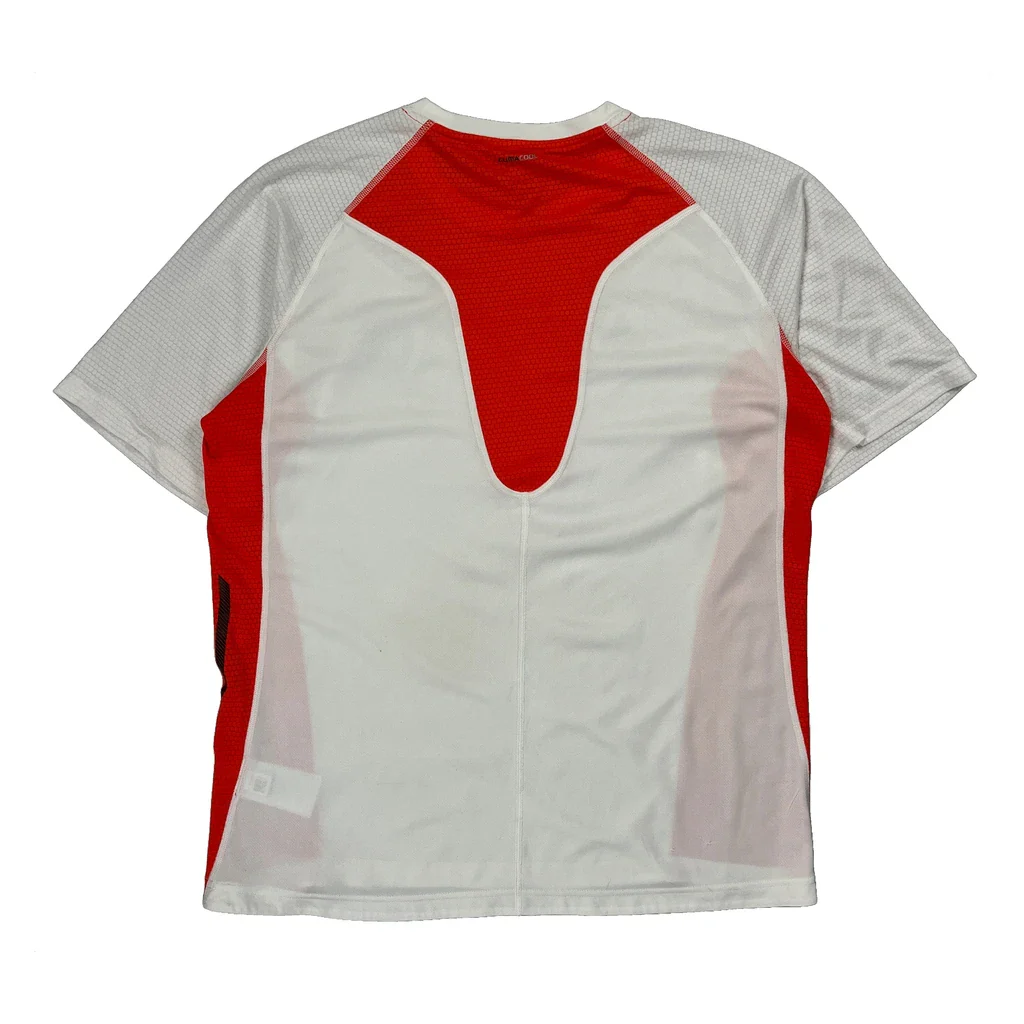 Boston Marathon 2022 Adidas Football Shirt - Large Red Polyester - Image 2
