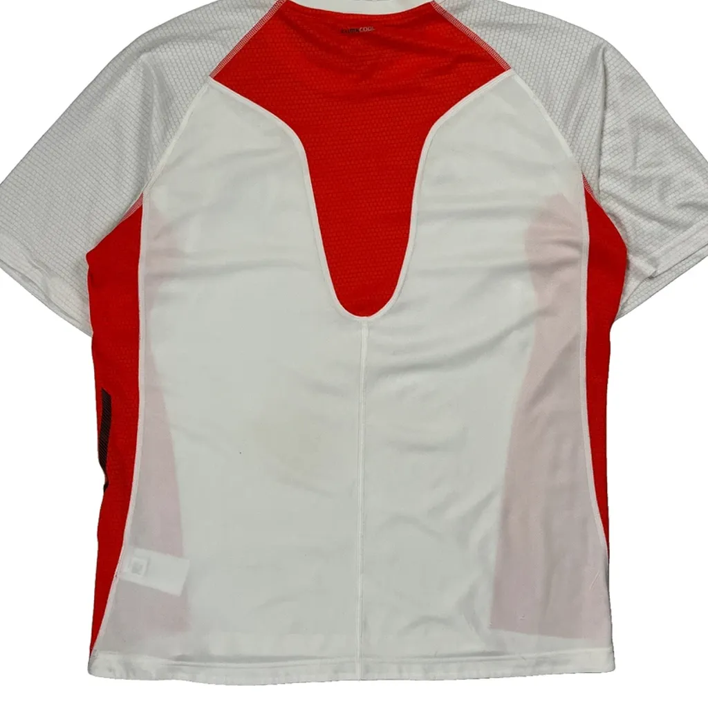 Boston Marathon 2022 Adidas Football Shirt - Large Red Polyester - Image 7