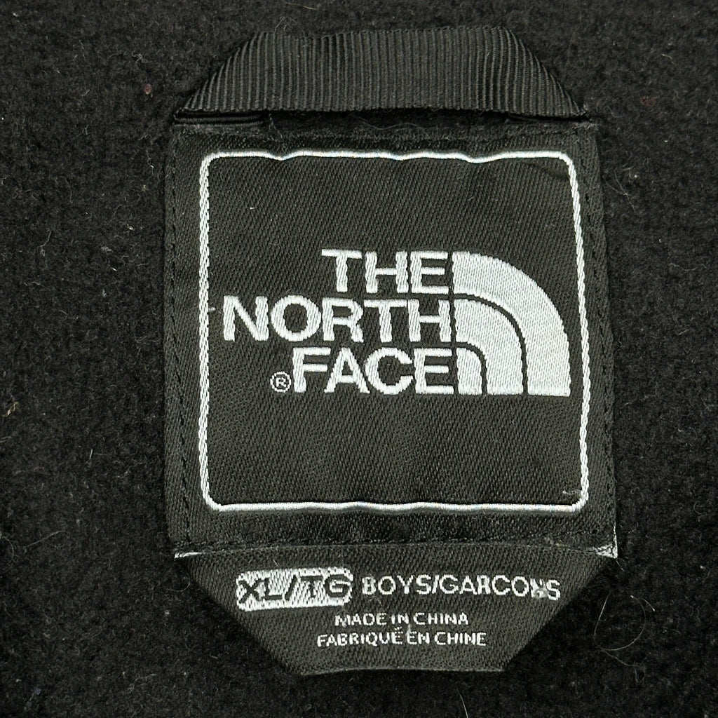 Boys The North Face Denali Fleece Jacket - XL Black Polyester - Image 3