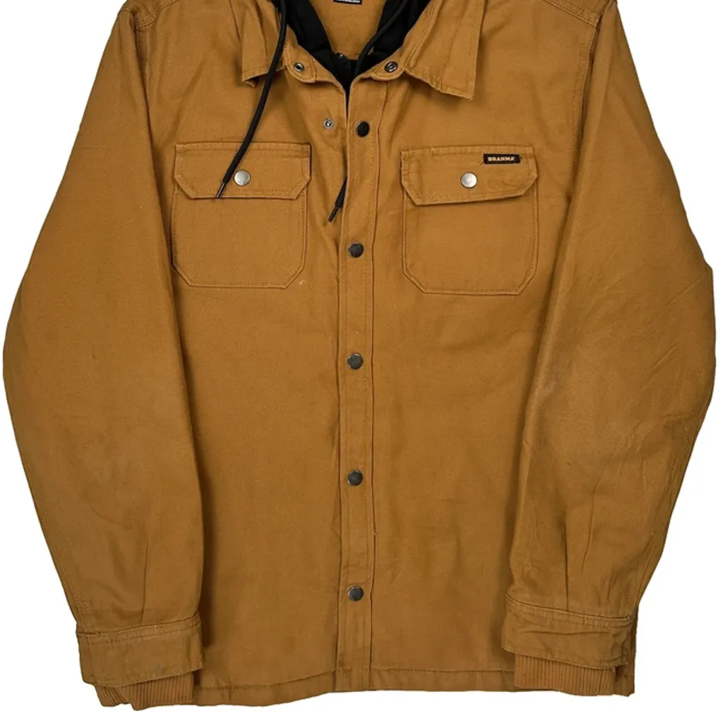 Brahma Workwear Jacket - Small Brown Cotton - Image 4