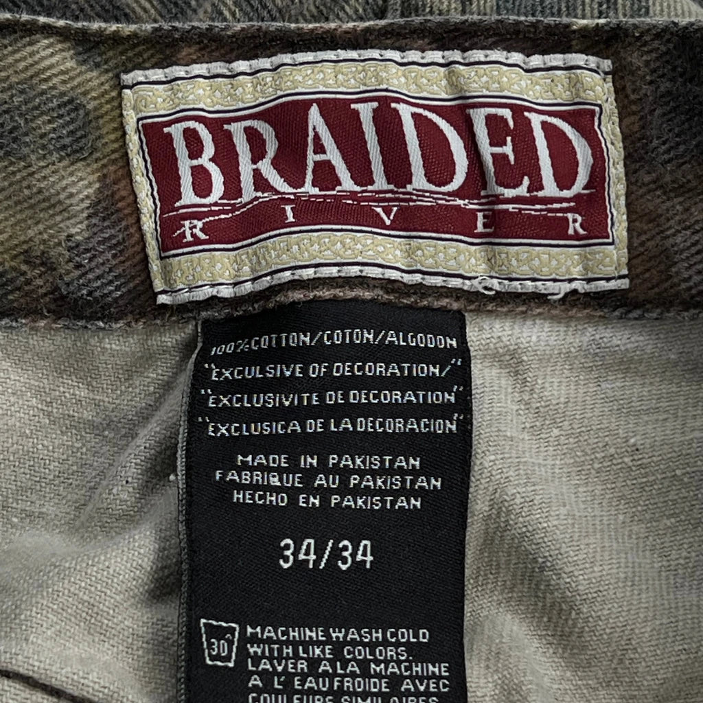 Braided River Camo Cargo Pants - 32W 30L Camo Cotton - Image 6