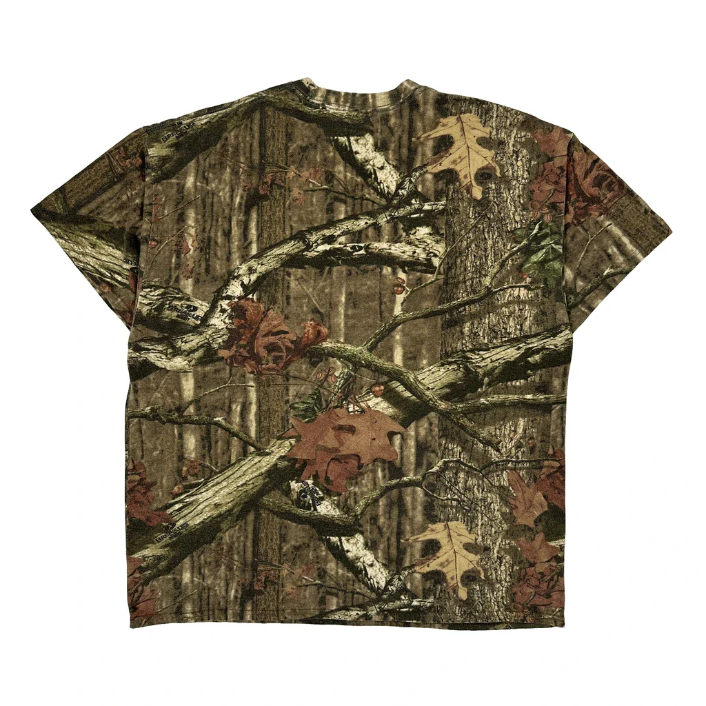 Break-Up Infinity Mossy Oak Camo T-Shirt - 2XL Camo Cotton - Image 2