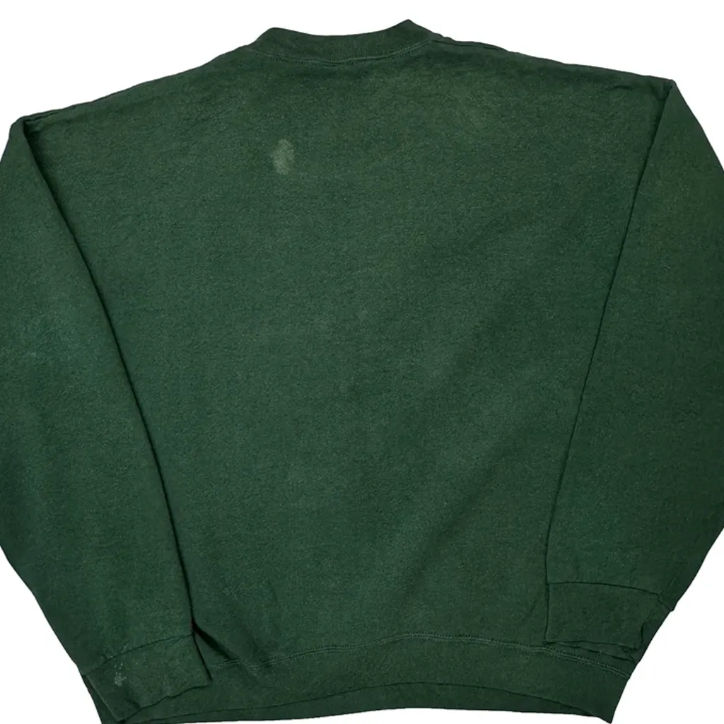 Brett Favre Mvp 1996 Fruit Of The Loom Nfl Sweatshirt - 2XL Green Cotton - Image 7