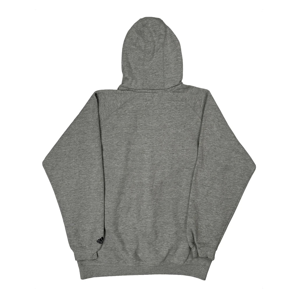 Brewers Adidas Graphic Hoodie - XL Grey Cotton Blend - Image 2