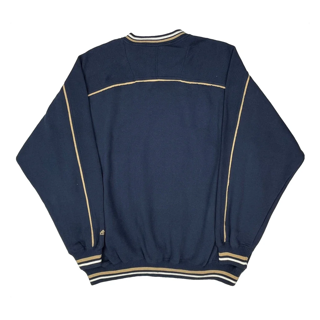 Brigham Young University Cougars Lee Sport College Sweatshirt - 2XL Navy Polyester Blend - Image 2