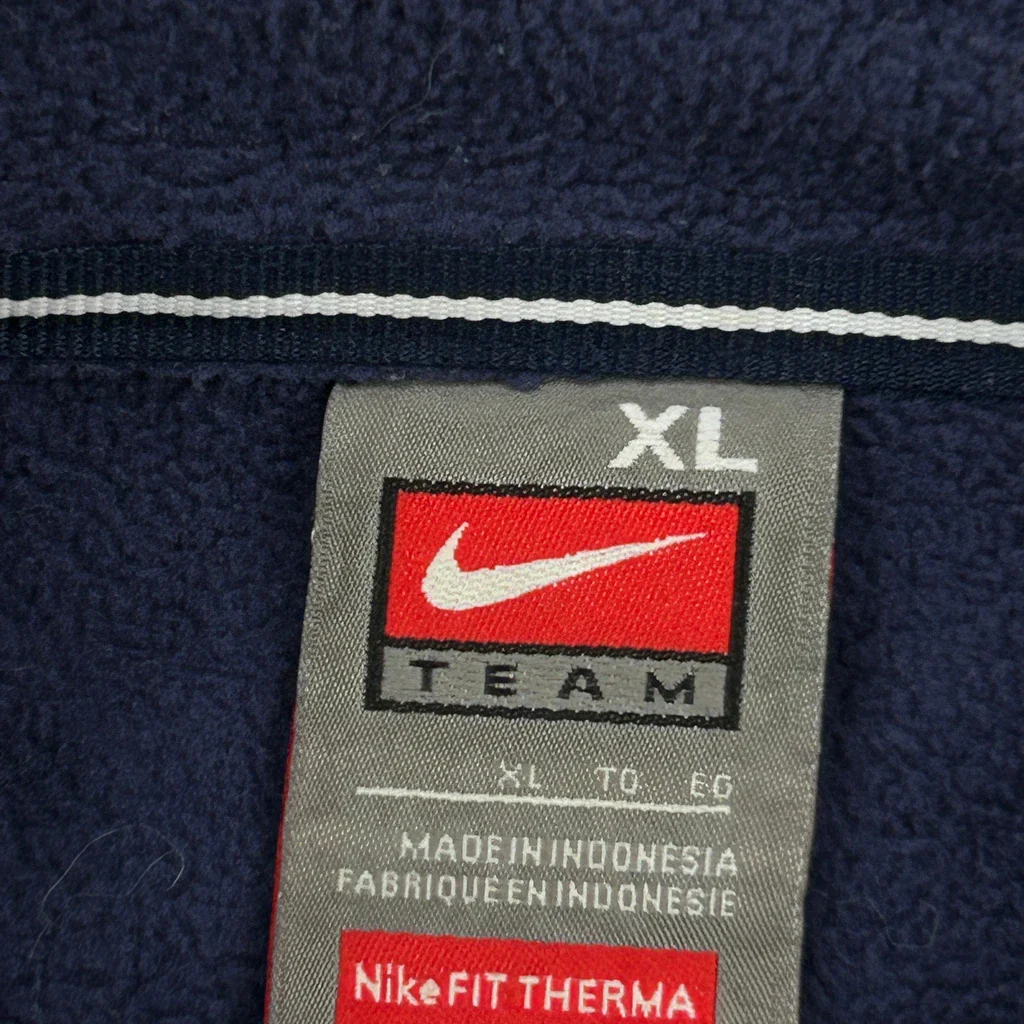 Brigham Young University Nike College Fleece Jacket - XL Navy Polyester - Image 3