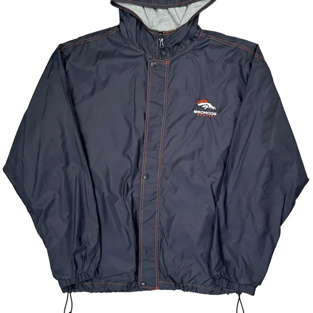 Broncos Dunbrooke Football Windbreaker - XL Navy Polyester - Image 5