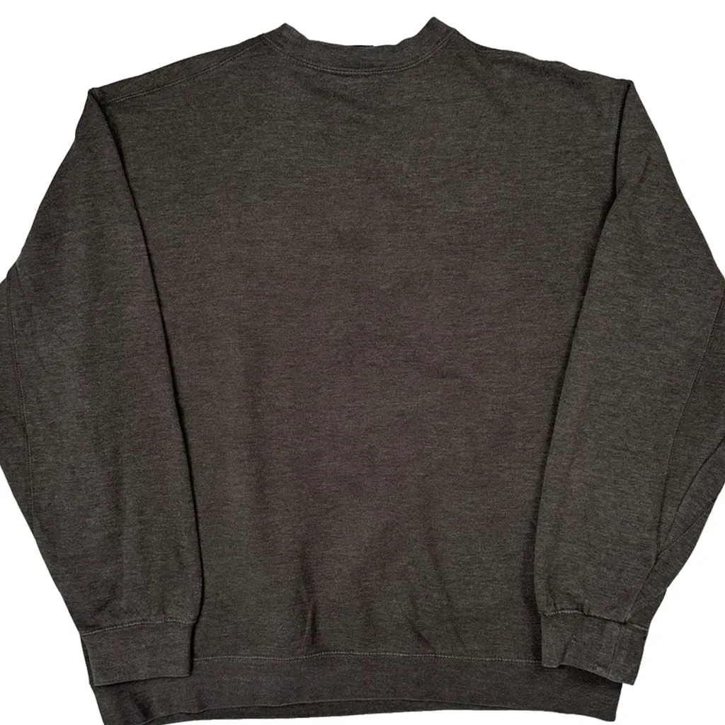 Broncos Nfl Football Sweatshirt - Large Grey Cotton Blend - Image 7