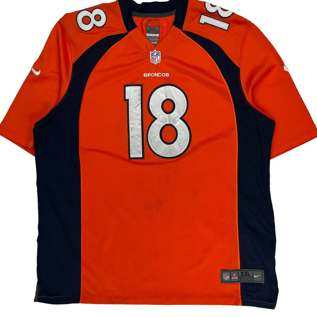Broncos Nike Nfl Jersey - 2XL Orange Polyester - Image 4