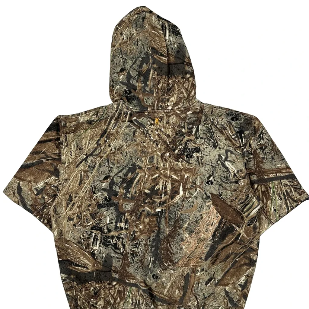 Browning Camo Hoodie - Large Camo Cotton Blend - Image 6