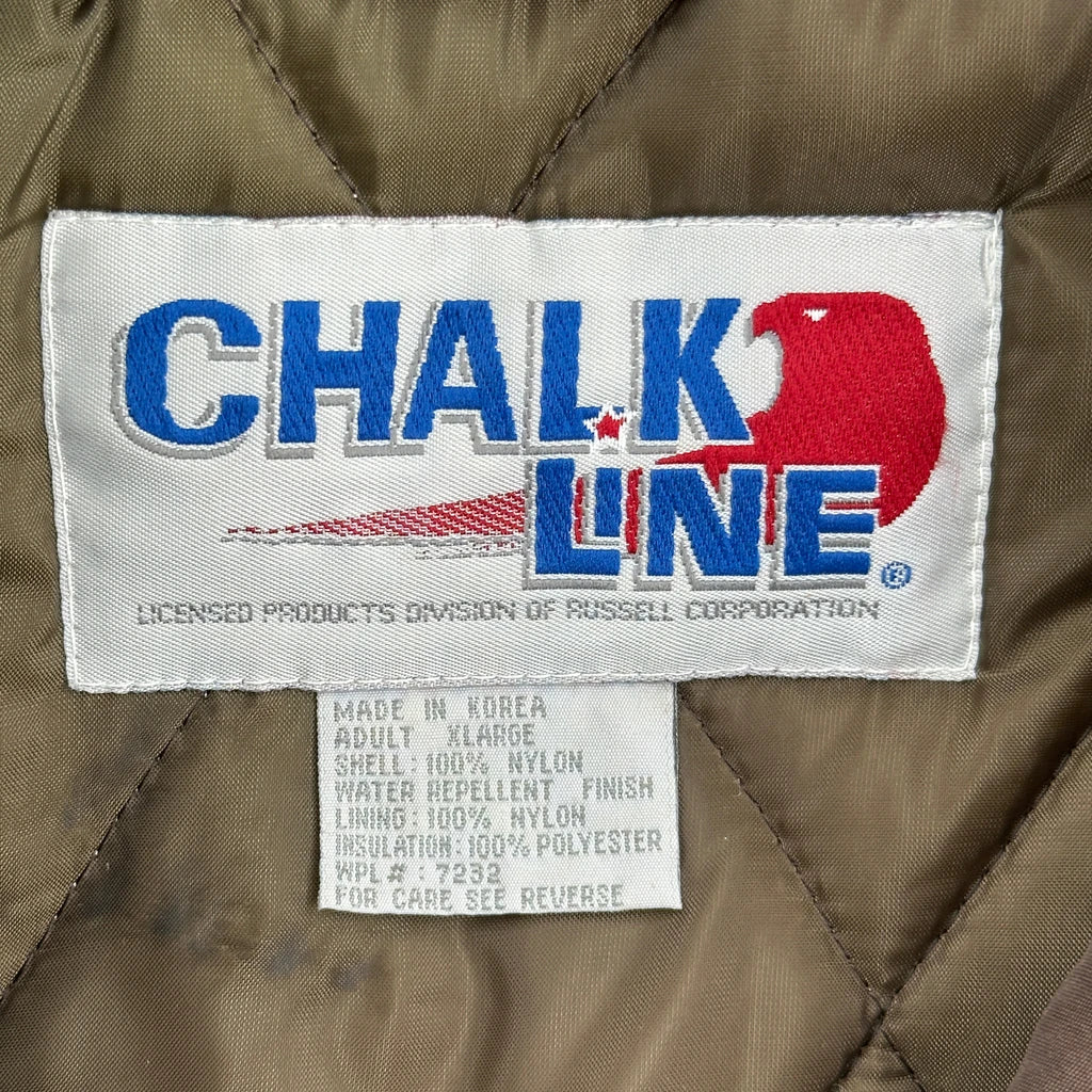 Browns Chalk Line Nfl Bomber Jacket - XL Brown Nylon - Image 4