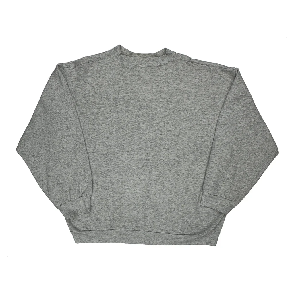 Browns Logo Athletics Football Sweatshirt - 2XL Grey Cotton Blend - Image 2