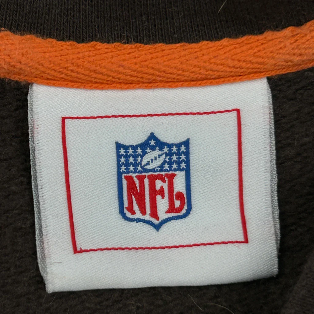 Browns Nfl Sweatshirt - Large Black Cotton - Image 4