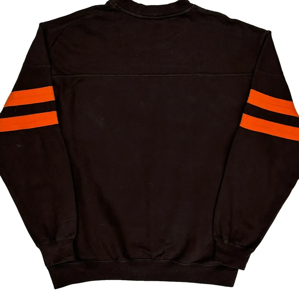 Browns Nfl Sweatshirt - Large Black Cotton - Image 7
