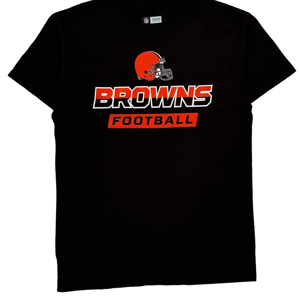 Browns Nfl T-Shirt - Medium Black Cotton - Image 4