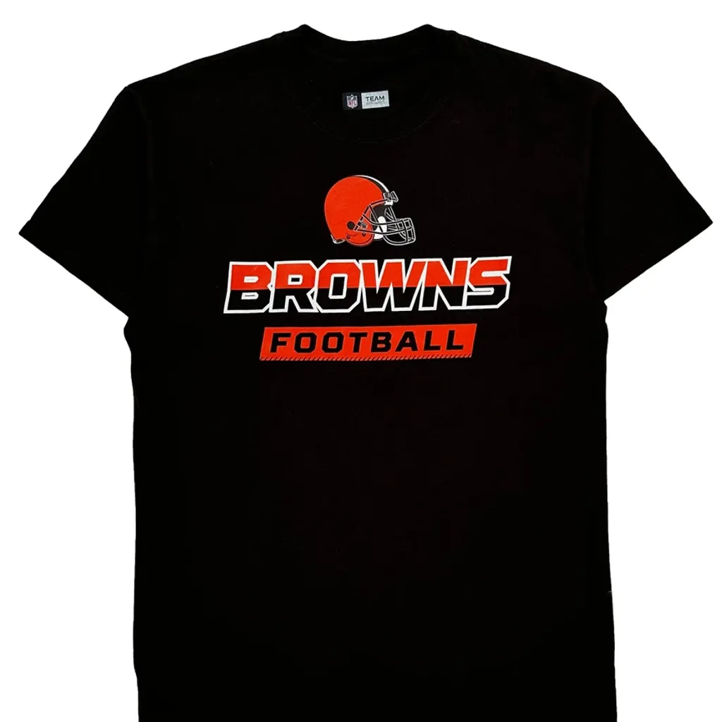 Browns Nfl T-Shirt - Medium Black Cotton - Image 5
