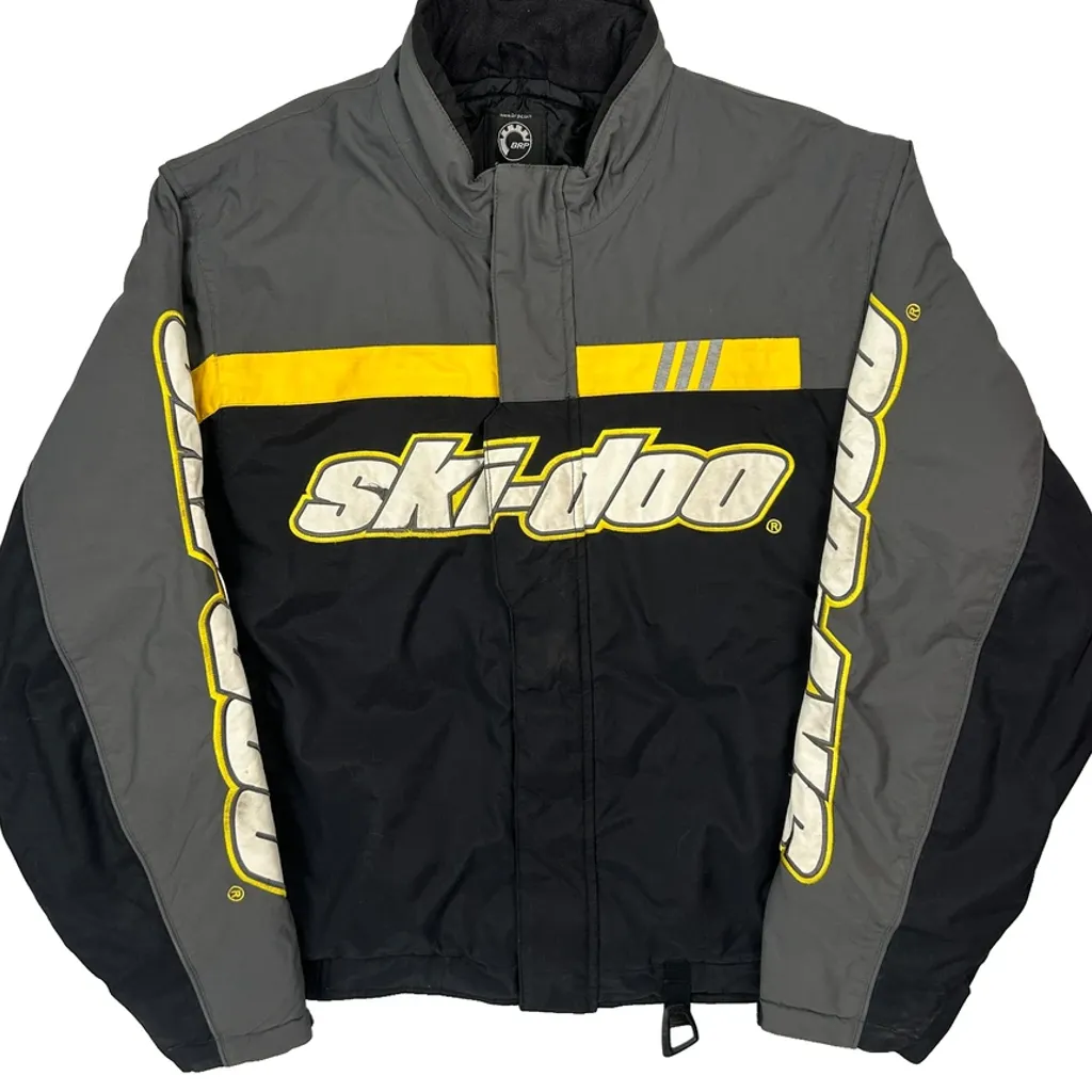 Brp Ski Doo Spellout Ski Jacket - XL Grey Polyester - Image 4