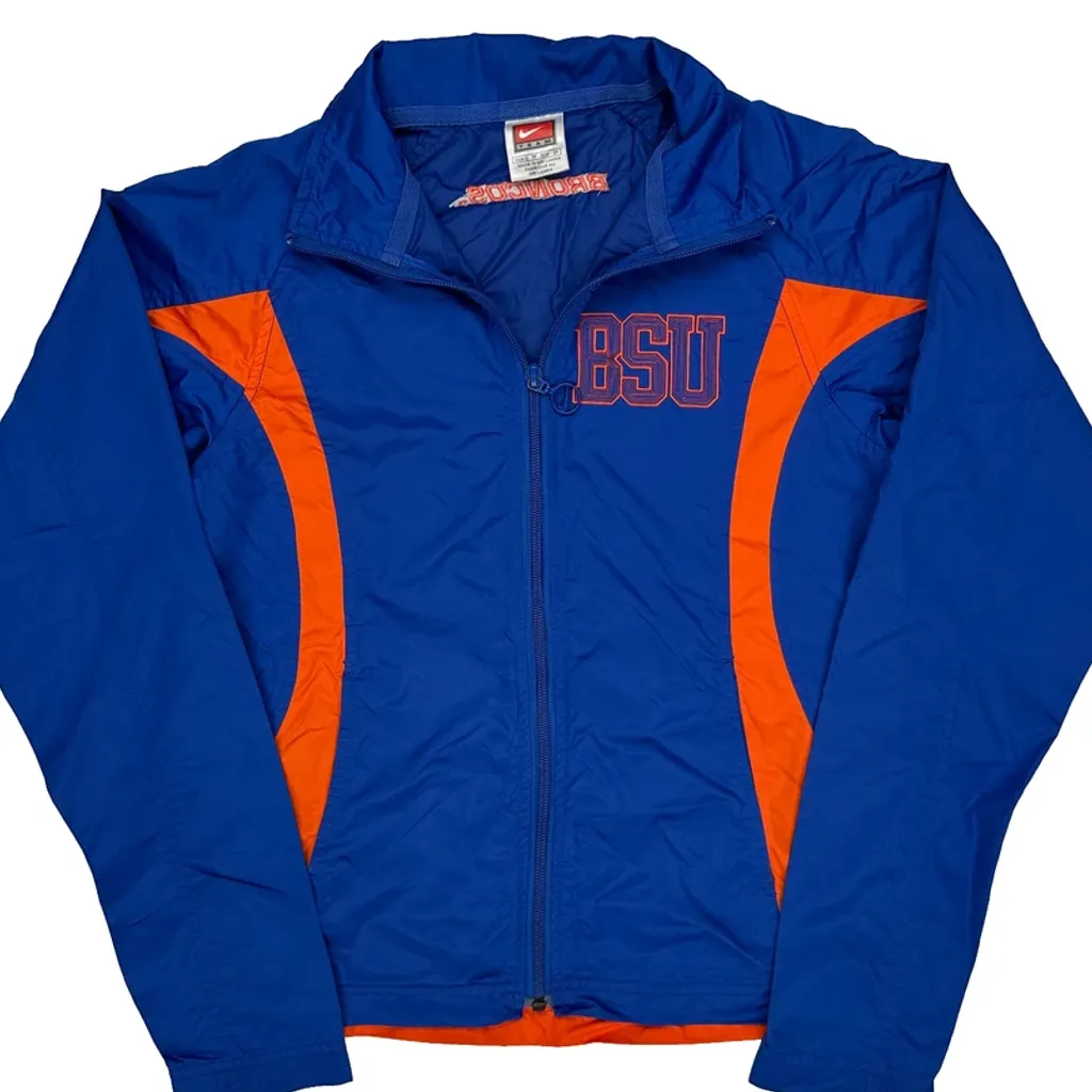 Bsu Broncos Nike Track Jacket - XS Blue Polyester - Image 5