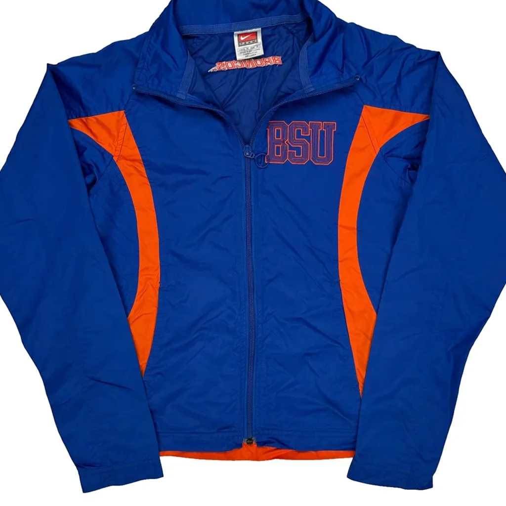 Bsu Broncos Nike Track Jacket - XS Blue Polyester - Image 6