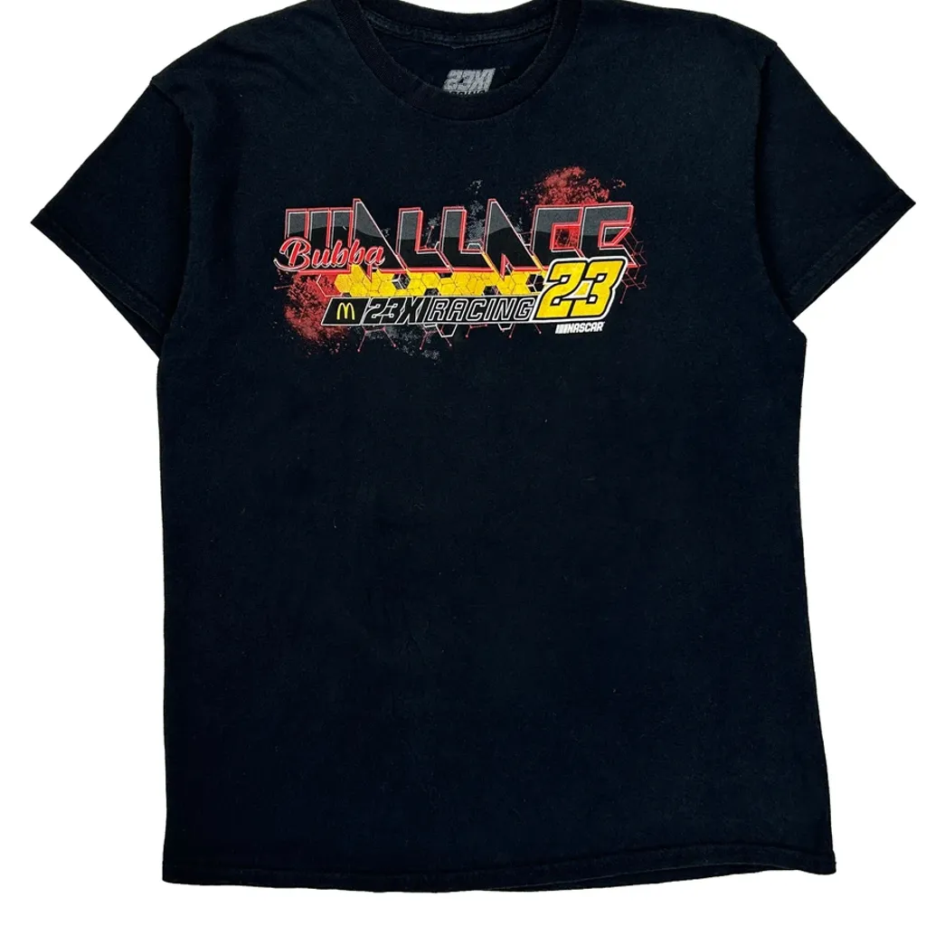 Bubba Wallace Nascar Graphic T-Shirt - Large Black Cotton - Image 4