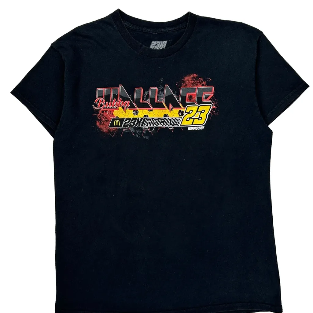 Bubba Wallace Nascar Graphic T-Shirt - Large Black Cotton - Image 5