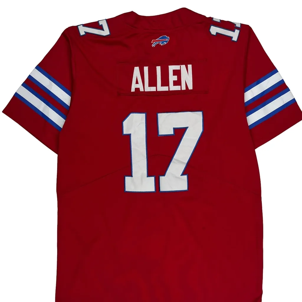 Buffalo Bills Nike Football Jersey - Small Red Polyester - Image 7