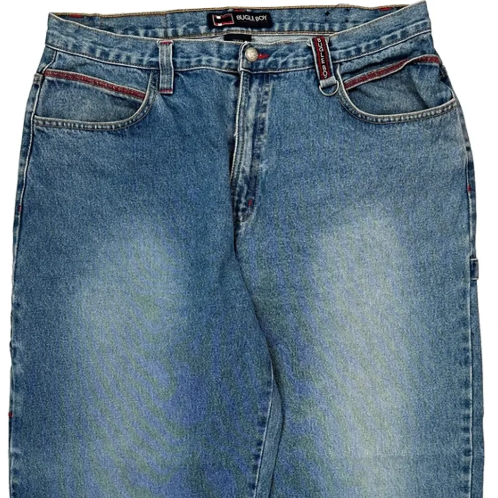 Bugle Boy Carpenter Jeans - 35W 28L Blue Cotton - Image 9