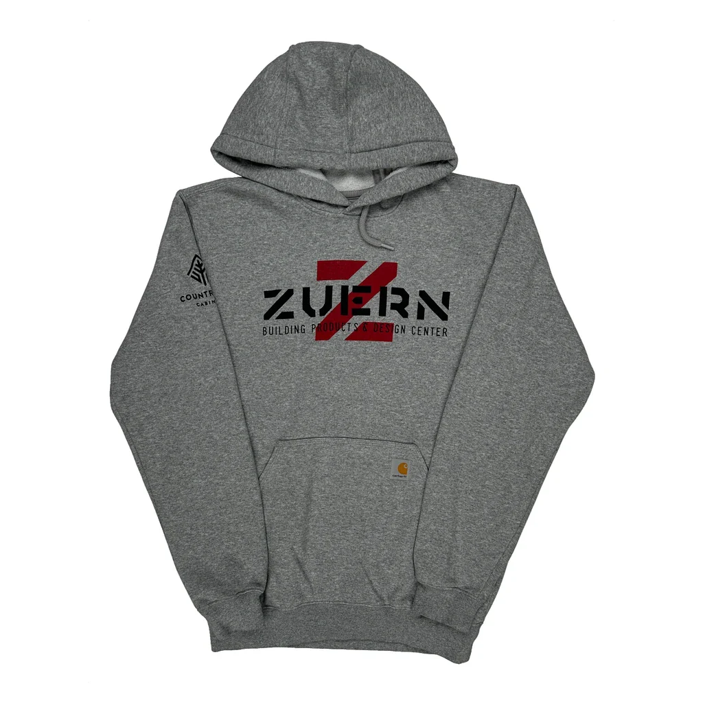 Building Products & Design Center Carhartt Hoodie - Small Grey Cotton