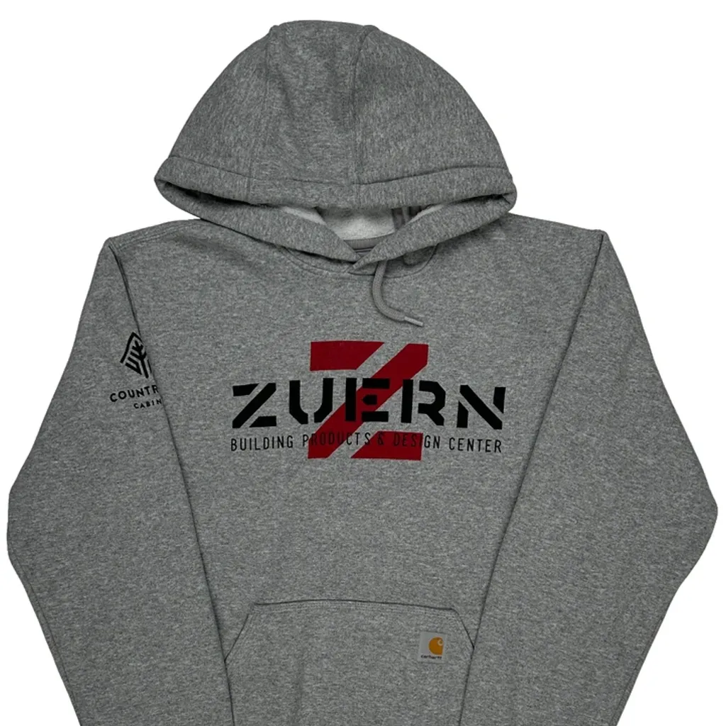 Building Products & Design Center Carhartt Hoodie - Small Grey Cotton - Image 4