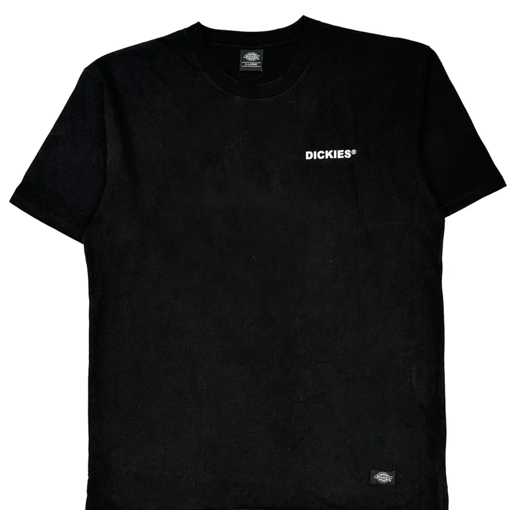 Built To Last Dickies Graphic T-Shirt - XL Black Cotton - Image 5
