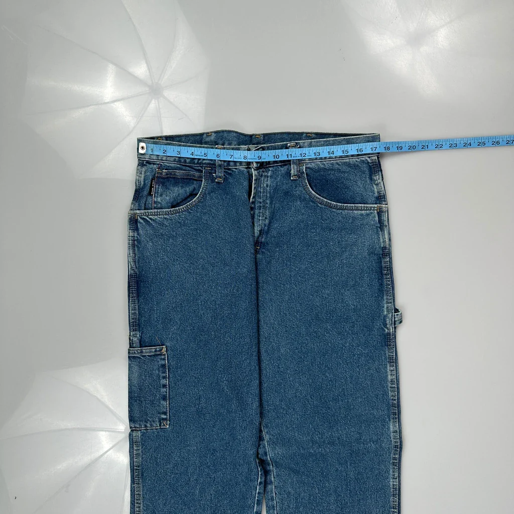 Bulwark Carpenter Jeans - 34W 34L Blue Cotton - Image 3