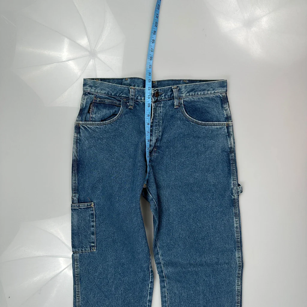 Bulwark Carpenter Jeans - 34W 34L Blue Cotton - Image 4