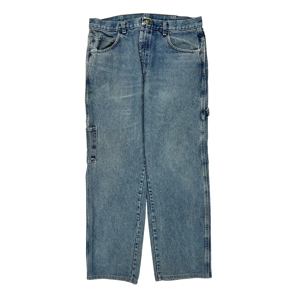 Bulwark Carpenter Jeans - 34W 30L Blue Cotton - Image 2