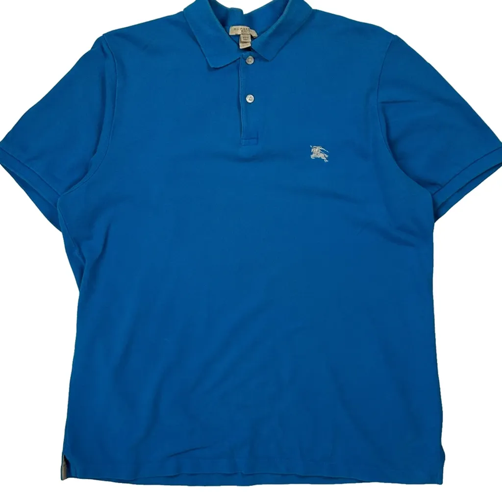 Burberry Brit Polo Shirt - 2XL Blue Cotton - Image 4