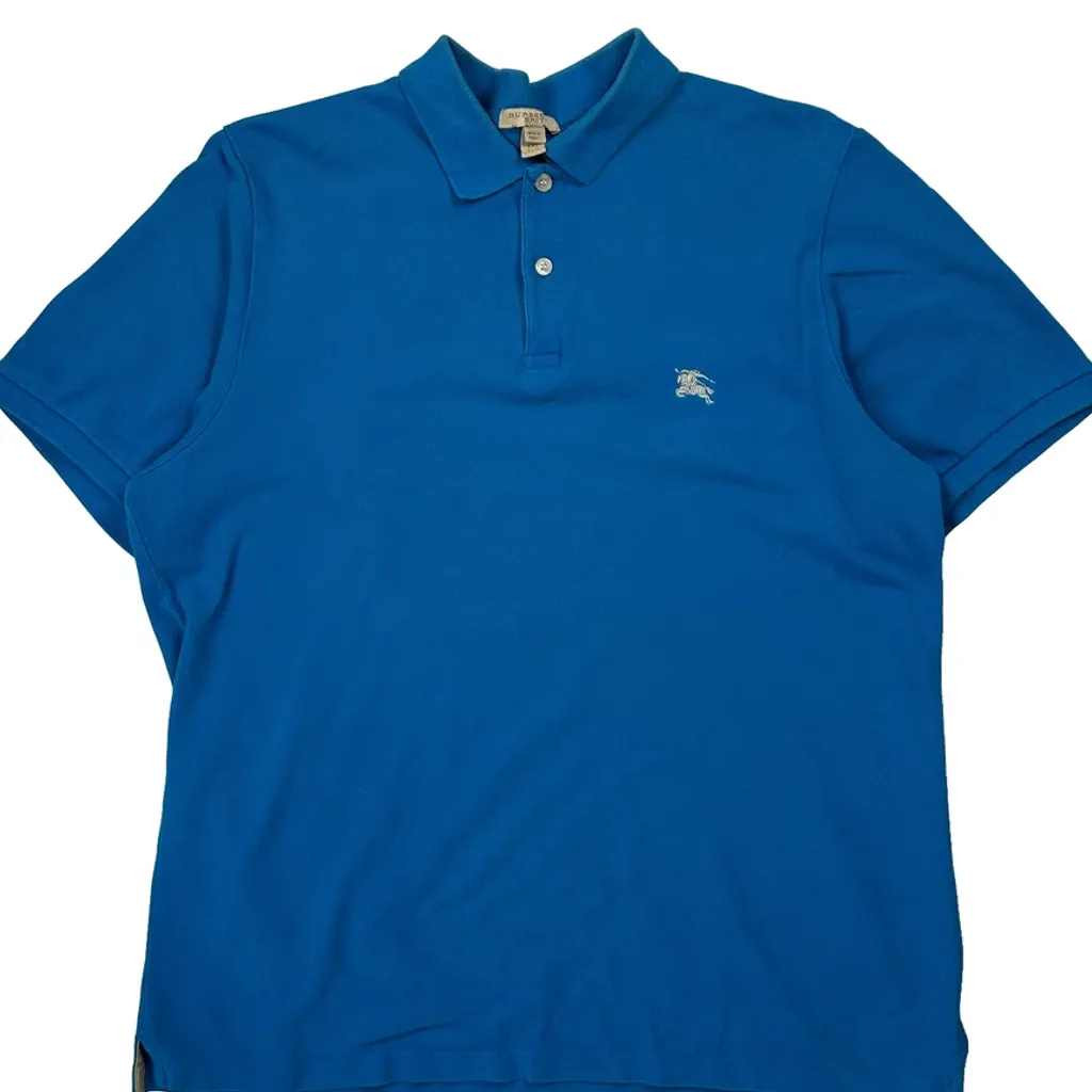 Burberry Brit Polo Shirt - 2XL Blue Cotton - Image 5