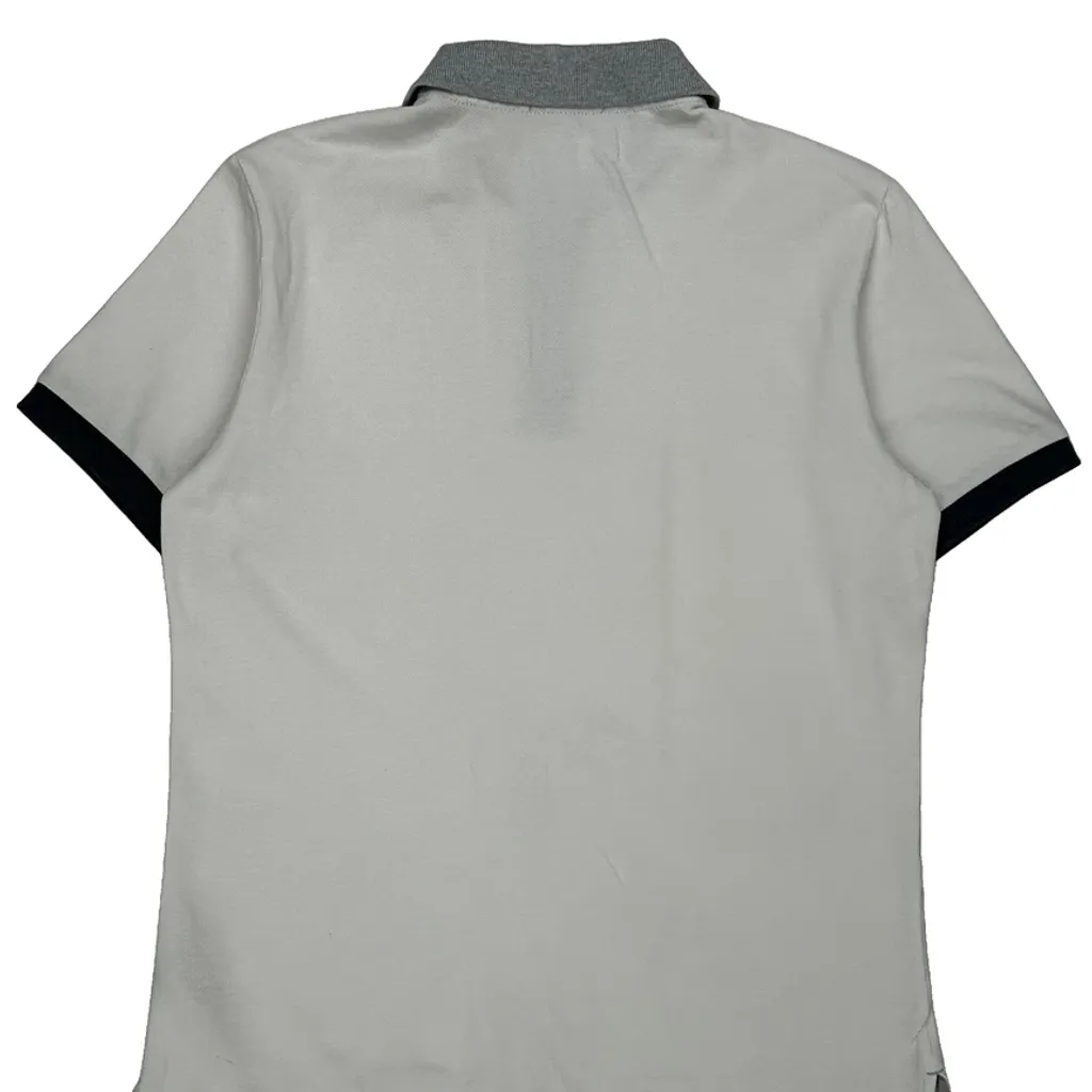 Burberry Brit Polo Shirt - Medium White Cotton - Image 6